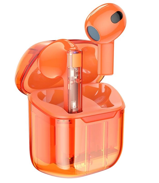 Беспроводные наушники Borofone BW-23 orange - изображение 2