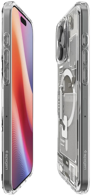 Панель Spigen Ultra Hybrid Zero One MagFit для Apple iPhone 16 Pro Max Natural Titanium (ACS08381) - зображення 6