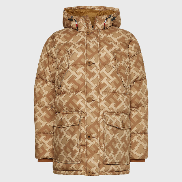 Kurtka zimowa męska Tommy Hilfiger MW0MW29253-0HD L Brązowa (8720641416825) - obraz 6