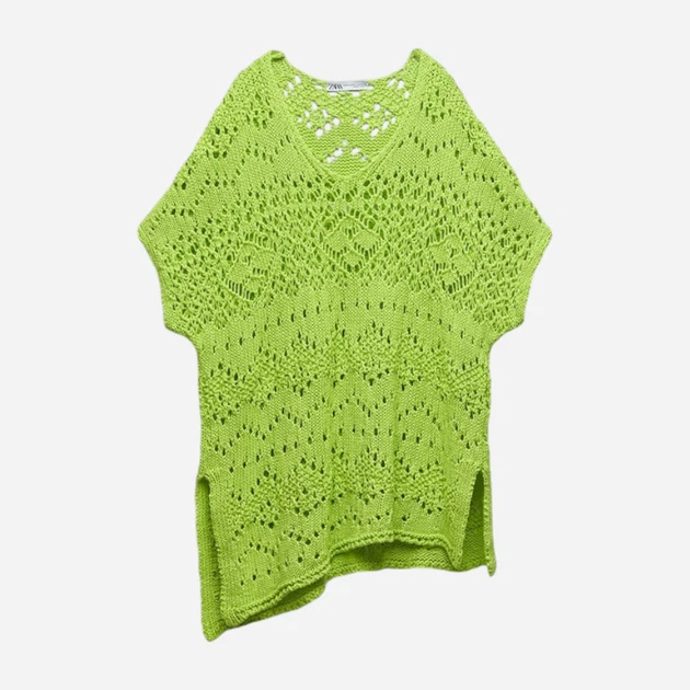Свитер женский Zara 5802/605 XS/S Зеленый (05802060539101) - изображение 2