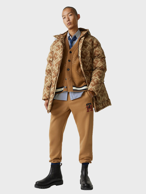 Kurtka zimowa męska Tommy Hilfiger MW0MW29253-0HD S Brązowa (8720641415408) - obraz 3
