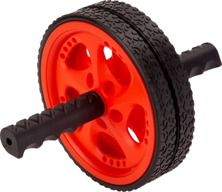 Podwójny wałek do ćwiczeń Pure2Improve Exercise Wheel Black/Red (8719407035394) - obraz 1