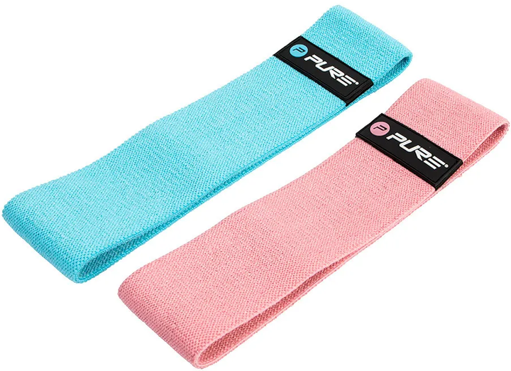 Гумка для вправ Pure2Improve Bands Set P2I201570 Pink/Blue (8719407045232) - зображення 1