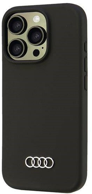 Etui Audi Silicone Case do Apple iPhone 16 Pro Black (6955250227971) - obraz 3