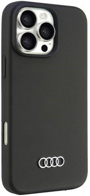 Etui Audi Silicone Case do Apple iPhone 16 Pro Max Black (6955250227995) - obraz 2