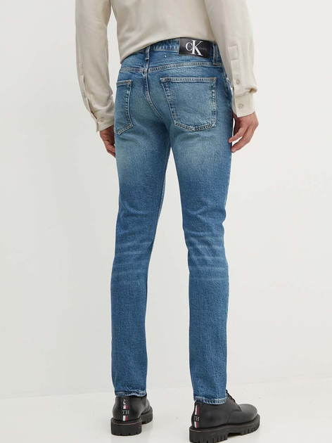 Jeansy slim fit męskie Calvin Klein Jeans J30J325734-1BJ 33/34 Niebieskie (8720639080489) - obraz 2