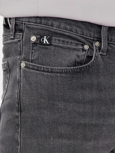 Jeansy slim fit męskie Calvin Klein Jeans J30J325741-1BZ 32/32 Szare (8720639081936) - obraz 4