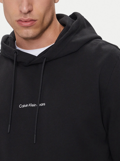 Худі чоловіче Calvin Klein Jeans J30J325639-BEH M Чорне (8720639109821) - зображення 4