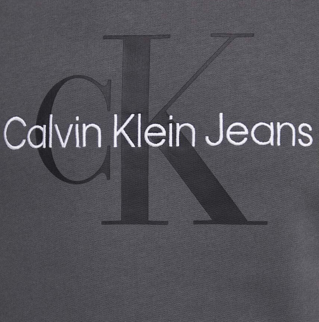 Худі чоловіче Calvin Klein Jeans J30J320805-PSL S Сіре (8720639168262) - зображення 5
