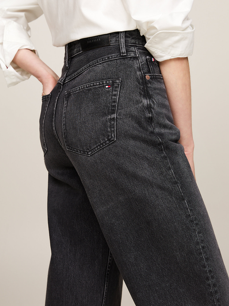 Jeansy rurki damskie Tommy Hilfiger WW0WW42206-1BY W28L30 Czarne (8720636778174) - obraz 5