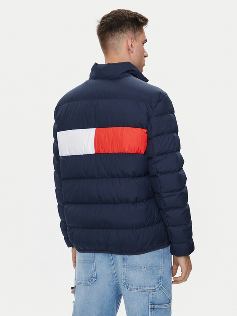 Пуховик короткий чоловічий Tommy Hilfiger DM0DM19614-C1G XL Синій (8720636534145) - зображення 2