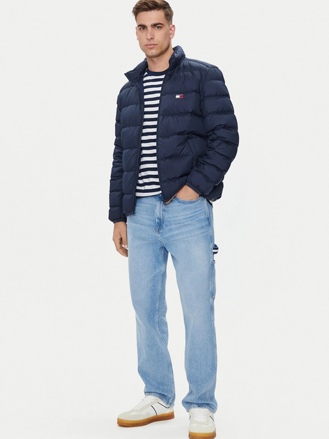 Пуховик короткий чоловічий Tommy Hilfiger DM0DM19614-C1G M Синій (8720636533759) - зображення 3
