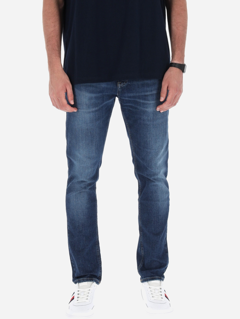 Джинси Slim Fit чоловічі Tommy Hilfiger DM0DM19307-1BK 34/34 Темно-сині (8720636567525) - зображення 1