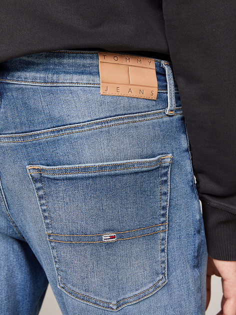 Jeansy slim fit męskie Tommy Hilfiger DM0DM19297-1A5 30/32 Niebieskie (8720636573274) - obraz 5