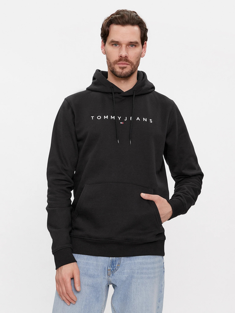 Худі чоловіче Tommy Jeans DM0DM17985-BDS M Чорне (8720646061952) - зображення 1