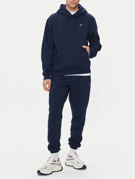 Худі чоловіче Tommy Hilfiger DM0DM20497-C1G XL Темно-синє (8720637090213) - зображення 3