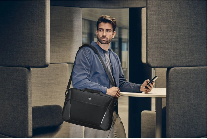 Torba do laptopa Wenger XE Compact Brief 16" Black (7611160272799) - obraz 4
