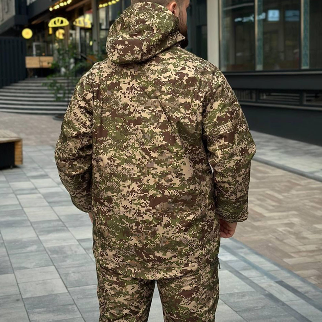 Форма Military куртка с капюшоном + штаны Softshell на флисе хищник размер L - изображение 3