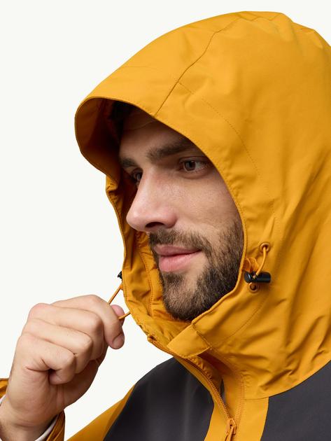 Kurtka zimowa męska sportowa Jack Wolfskin Jasper Ins Jkt M A61872_M0043 S Pomarańczowa (4064886335980) - obraz 4