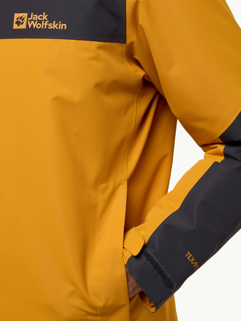 Kurtka zimowa męska sportowa Jack Wolfskin Jasper Ins Jkt M A61872_M0043 S Pomarańczowa (4064886335980) - obraz 5