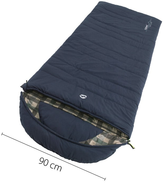 Śpiwór Outwell Camper Lux 235 x 90 cm Left Blue (5709388136664) - obraz 7