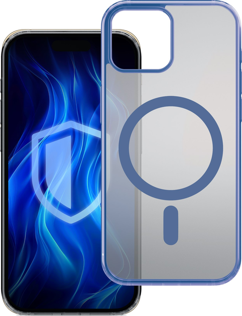 Панель 3MK Frosty MagCase для Apple iPhone 15 Pro Blue (5903108596374) - зображення 1