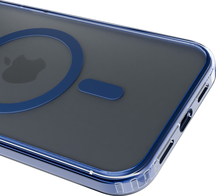 Etui 3MK Frosty MagCase do Apple iPhone 16 Blue (5903108596381) - obraz 6