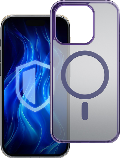 Панель 3MK Frosty MagCase для Apple iPhone 16 Pro Max Purple (5903108596572) - зображення 1