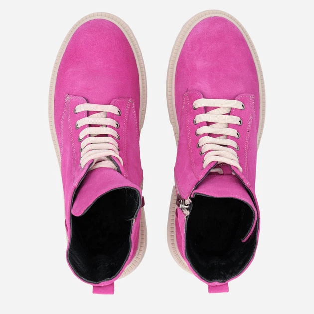 Trapery damskie zamszowe VENEZIA R029SUPIOBB047 37 24 cm Różowe (5906140544976) - obraz 5