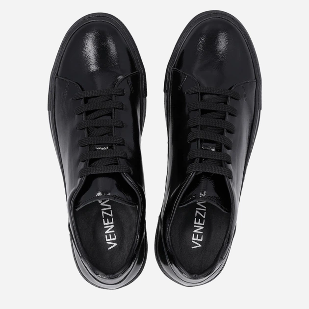 Жіночі кеди низькі Venezia A019PABLOSP028 41 26.5 см Чорні (5906140541340) - зображення 5