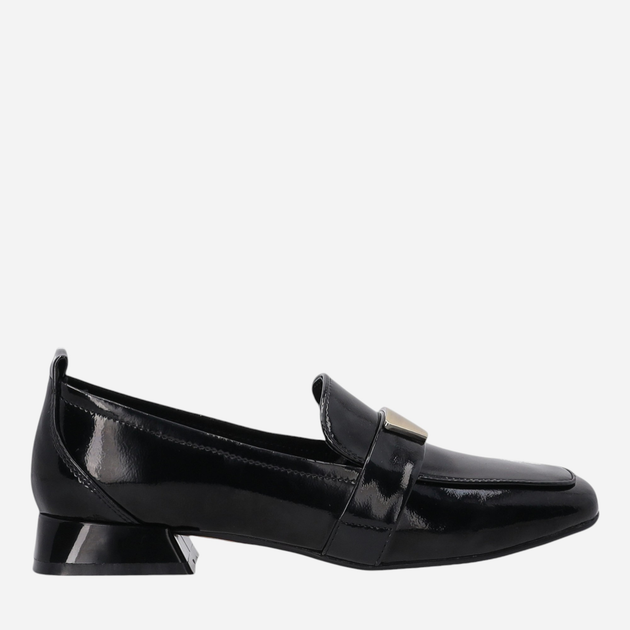 Loafersy damskie lakierowane VENEZIA H004PABLOBM015 36 23.5 cm Czarne (5906140350454) - obraz 1