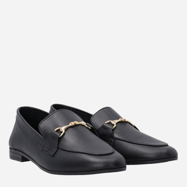 Loafersy damskie skórzane VENEZIA E057LEBLOBM029 41 26.5 cm Czarne (5906140619148) - obraz 2