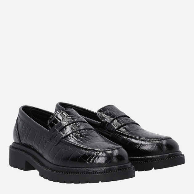 Loafersy damskie skórzane VENEZIA L046CRBLOBM034 36 23.5 cm Czarne (5906140534915) - obraz 2