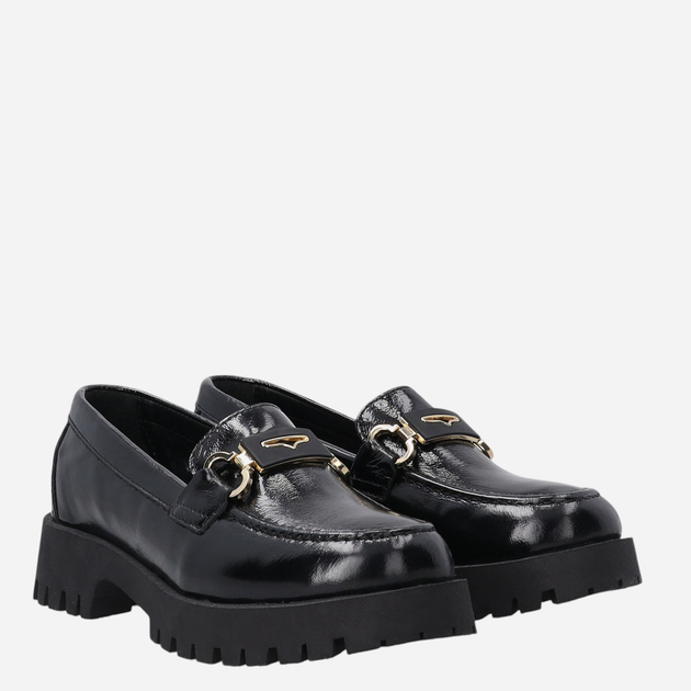 Loafersy damskie lakierowane VENEZIA R013PABLOBM047 37 24 cm Czarne (5906140530672) - obraz 2