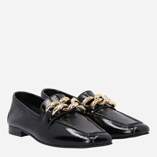 Loafersy damskie lakierowane VENEZIA L052PABLOBM034 39 25 cm Czarne (5906140543160) - obraz 2