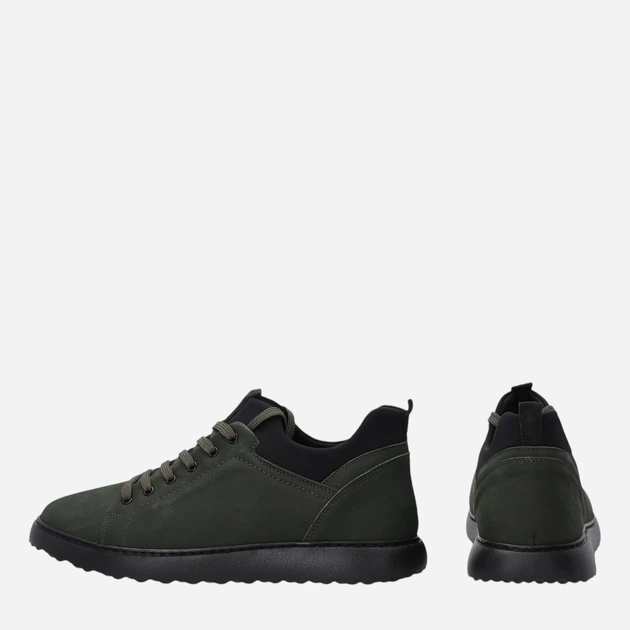 Чоловічі туфлі VENEZIA Y013NUGRMSP044 41 28 см Темно-зелені (5906140505038) - зображення 4