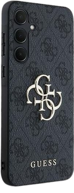 Панель Guess Hardcase 4G Big Metal Logo для Samsung Galaxy A35 A356 Black (GUHCSA354GMGGR) - зображення 4