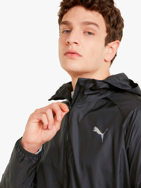 Kurtka wiatrówka męska sportowa Puma Favorite Woven Jacket 52168401 L Czarna (4064535576801) - obraz 4