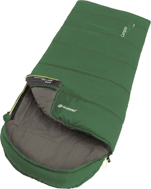 Śpiwór Outwell Campion Junior 170 x 65 cm Green (5709388113214) - obraz 2