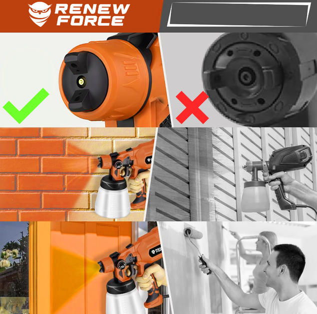Краскопульт электрический Renew Force 550Вт - изображение 5