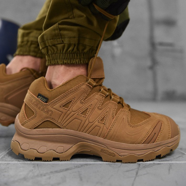 Кросівки Salomon XA Forces GTX із мембраною Gore-Tex койот розмір 45 - зображення 1