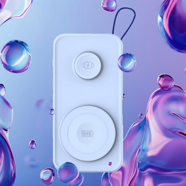 Powerbank 3MK PastelUp 10000 mAh 22.5W Blue (5903108583237) - obraz 4