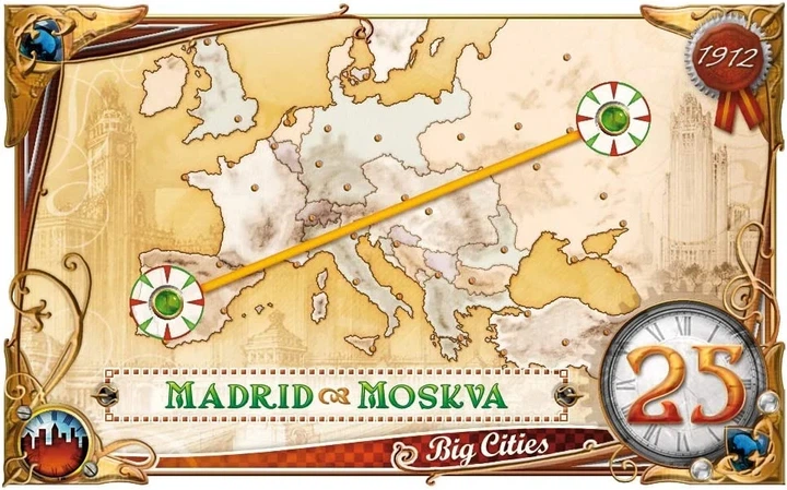 Доповнення Days of Wonder Ticket to Ride Europe 1912 / Квиток на потяг Європа 1912 + правила українською! - изображение 6
