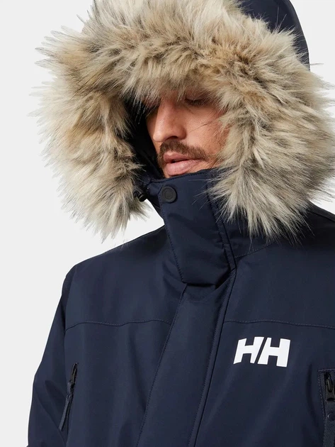 Парка мужская Helly Hansen Reine Parka 53630-597 S Темно-синяя (7040056871332) - изображение 3