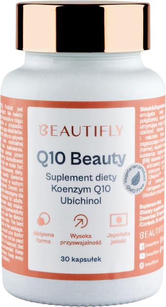 Харчова добавка Beautyfly Q10 Beauty 30 шт (5903003701118) - зображення 1