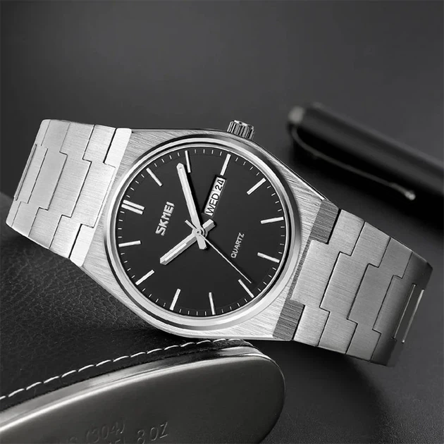 Наручные мужские часы Skmei 8829/9288SIBK Украина Silver-Black (7_01125) - изображение 3