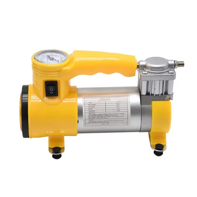 Компрессор автомобильный RIAS Cyclone Air Compressor 12V 15Amp 150PSI 35L Yellow (3_05565) - изображение 3