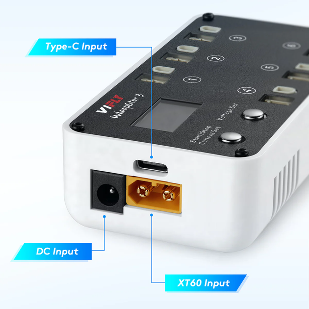 Зарядное устройство ViFly Whoopstor V3 - Белый - Фото 2 Зарядное устройство ViFly Whoopstor V3 - Белый - изображение 2