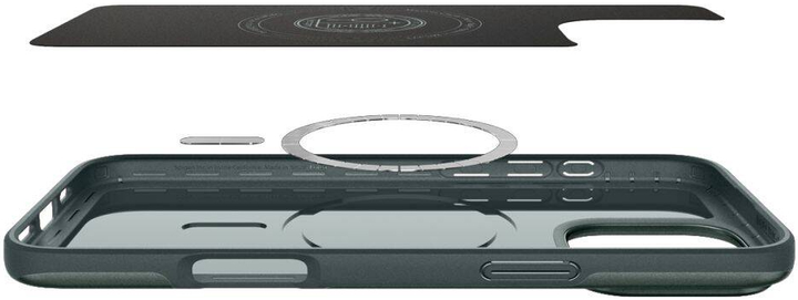 Etui Spigen Thin Fit Apple iPhone 16 Pro abyss green ACS08109 (8809971230216) - obraz 5