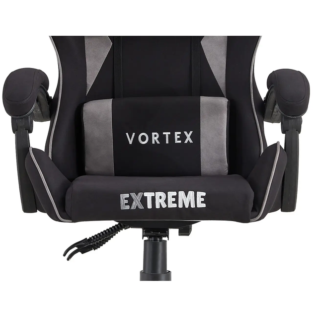 Комп'ютерне крісло тканинне Extreme VORTEX чорно-темно-сірий для геймерів та роботи - Фото 5 Комп'ютерне крісло тканинне Extreme VORTEX чорно-темно-сірий для геймерів та роботи - зображення 5
